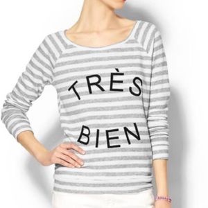 Graphic sweater “Tres Bien”